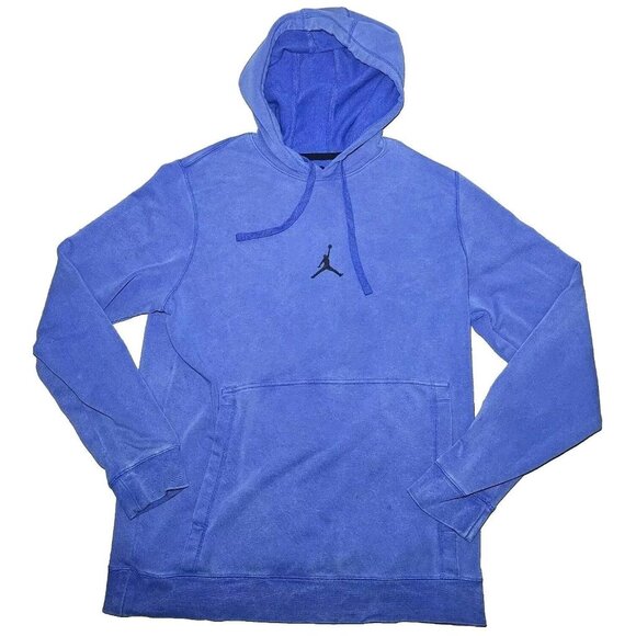 Jordan Other - Nike AIR JORDAN Mens Pullover Dri-Fit Hoodie Jumpman Logo Streetwear MEDIUM Blue